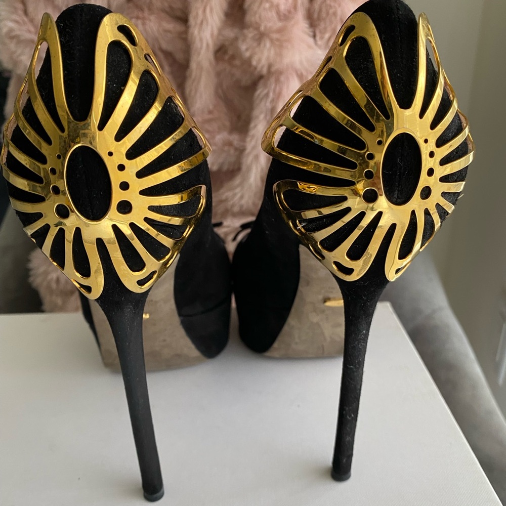 AUTHENTIC SERGIO ROSSI BUTTERFLY PLATFORMS - Picture 3 of 4